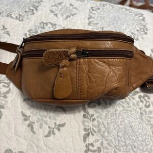 Genuine Colombian Leather Fanny Pack Waist Bag Real Leather Sling Bag Purse